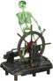 Penn-Plax Action-Air Aerating Aquarium Ornament – Creates Movement in Fish Tank – Air Pump Driven – Skeleton at The Wheel...