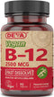 DEVA Nutrition Vegan Sublingual Fast Dissolve B-12 Tablets, 2500 mcg, 90 Count...