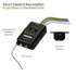 Scosche LOC2SL Line Output Converter Adjustable Amplifier Add On Module for Car Stereo, 2-Channel Signal Sensing Speaker Wire to RCA Adapter with ...