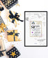 50th Birthday Party Guest Book Poster - Table Centerpiece Decoration Banner for Women or Men Turning 50 years old - Sweet Guest Book Alternative -...