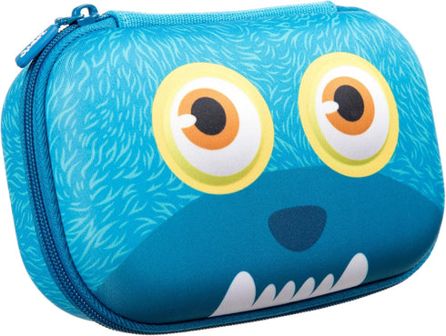 ZIPIT Wildlings Pencil Box for Kids | Pencil Case for School | Organizer Pencil Bag | Large Capacity Pencil Pouch (Blue)...