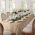 Newbridge Barcelona Luxury Damask Fabric Tablecloth, 52” Wide x 70” Rectangle, Golden Beige, 100% Polyester, No Iron, Soil Resistant Dining Room, ...