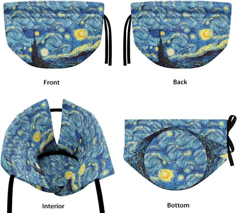 Teapots Dust Cover Insulated Van Gogh Starry Night Print Tea Cozy for Teapot Tea Kettle Cover Breakfast Insulation Lid Warmer Tea Cosy Kitchen Cof...