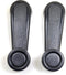 PT Auto Warehouse TO-1021G-P - Inside Window Crank Door Handle, Gray - Left/Right Pair...