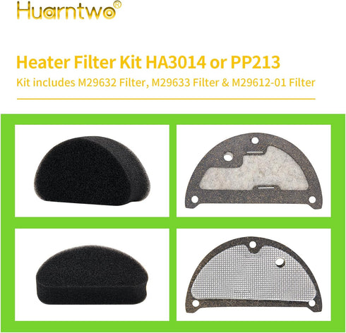 New Replacement PP213 HA3014 Air Filter Kit For Reddy Remington Master Desa Kerosene Heaters...