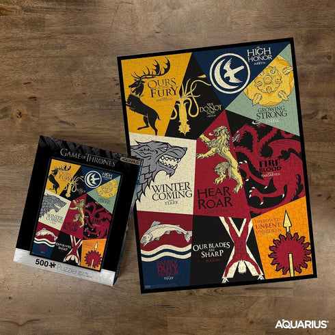 AQUARIUS - Games Of Thrones Mottos 500 Piece Jigsaw Puzzle...