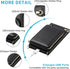 for iPhone XR Zipper Leather Wallet Case (6.1-Inch) - 3-in-1 Crossbody Bag with Card Holder - Shockproof PU Leather Case - 11-Card Capacity & Adju...