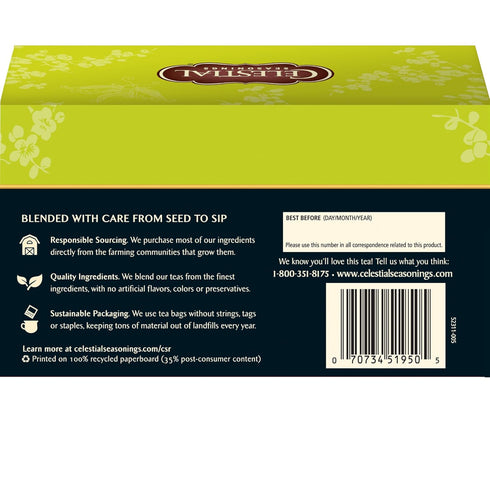 Celestial Seasonings Green Tea, Sleepytime Decaf Lemon Jasmine, 20 Count...