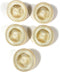 Dome Gold Buttons Hat Shape Sets Brushed Finished ~ for Blazer, Suits, Sport Coat, Uniform, Jacket , Dresses 10 Pc. (5 PC 1 inch INCH 24mm) (2365)...