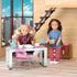 Lori – Dining Room Set for Mini Dolls – Dollhouse Furniture for 6-inch Dolls – Table, Chairs, Accessories – Toys for Kids – 3 Years + – Moderna Di...