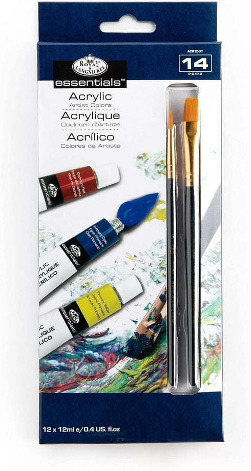 Royal & Langnickel Paint 12PK 12/PKG, 0.4 Fl Oz (Pack of 12), Acrylic Set...