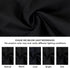 Encasa XO Throw Pillow Covers 16x16 in Set of 2 Jet Black | No Inserts | Cotton Pillow Covers for Living Room, Bed, Sofa, Couch | Decorative Cushi...