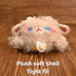 Plush Case Compatible with Samsung Galaxy Buds FE/Buds 2/Buds2 Pro/Buds Live/Buds Pro(2021),Hand Knitted Cartoon Headphone CaseCreative and Fun Cu...
