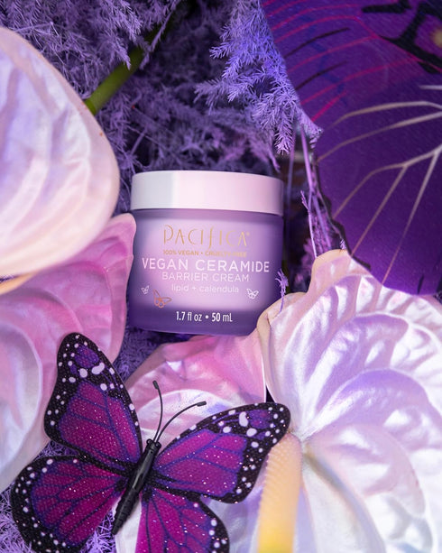 Pacifica Beauty, Vegan Ceramide Barrier Restore Cream, Daily Facial Repair Moisturizing Cream, Skincare, Moisturizer, Ecezma Association Approved,...