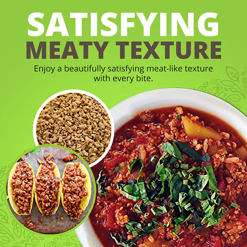 Plant Basics - Hearty Plant Protein - Unflavored Crumbles, 8 oz, Made from Peas, Non-GMO, Gluten Free, Low Fat, Low Sodium, Vegan, Meat Substitute...