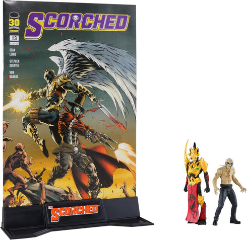 McFarlane Toys - Spawn Page Punchers 2pk Freak and Mandarin Spawn 3in Action Figures with Comic...