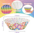 600pcs Rainbow Mini Cupcake Paper Liners, Colorful Baking Cups Muffin Paper Case Cupcakes Wrappers for Baby Shower, Cake Chocolate Candy Wrap Maki...