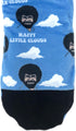 ooohyeah Unisex Cozy Slipper Socks, Funny Bob Ross Fuzzy House Slippers for Women & Men, Sherpa Warm Cute Indoor Non-Slip Socks...