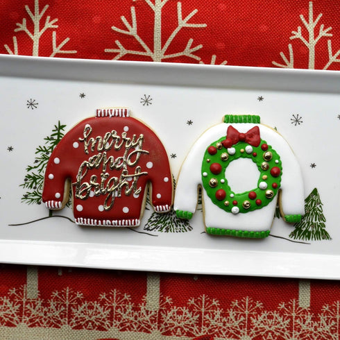 Christmas Sweater Cookie Cutter, Stainless Steel, Dishwasher Safe (Christmas Sweater)...