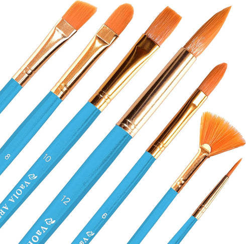 Paint Brush Set for Acrylic Painting Artist Paint Brushes Watercolor Brush Professional Oil Painting Brushes Gouache Paint Set for Body Small Craf...