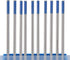 2% Lanthanated TIG Welding Tungsten Electrodes .040” x 7” 10-Pack...