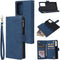 UEEBAI Wallet Case for Samsung Galaxy Note 20 5G, Premium Vintage PU Leather Magnetic Closure Handbag Zipper Pocket Case Kickstand Card Holder Slo...