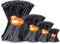 Zip Ties Assorted Sizes(4”+6”+8”+12”), 400 Pack, Black Cable Ties, UV Resistant Wire Ties by ANOSON...