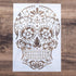 DIY Decorative Stencil Template for Painting on Walls Furniture Crafts (Skull4)...
