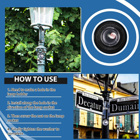 3 Pieces Dusk to Dawn Sensor for Outdoor Lighting 100-277v Photocell Sensor Photo Eye Sensor Photoelectric Switch Hardwired Post Eye Light Control...
