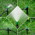 30Pcs Drip Irrigation Emitters Sprayer with Lock Barbed for 1/4" Drip Irrigation Tubing Leak-Proof Adjustable Micro Spray Irrigation Drippers for ...