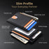 Buffway Slim Minimalist Front Pocket RFID Blocking Leather Wallets for Men and Women - Cross Black...