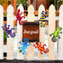 Juegoal 6 Pack Metal Gecko Wall Art Decor Inspirational Sculpture Hang Indoor Outdoor for Home Bedroom Living Room Office Garden, 9 Inches...
