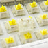 Gateron KS-3X1 Pro V2 Milky Yellow Pre-lubed Switches 5-Pin Linear Switches Compatible with All MX Mechanical Keyboard Game Keyboard Switches(36PC...