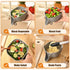Strainers and Colanders, Silicone Colander for Kitchen with Spout for Ease Rinsing and Draining Fruit, Vegetable Salads, Pasta, Food Strainers Bow...