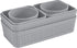 Simplify 6 Piece Organizing Set | Multiple Size Bins | Multipurpose | Office | Desk | Dorm | Bathroom | Storage Basket | Small Items | Accessories...