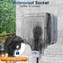 Outdoor Outlet Box Waterproof,Outdoor Power Outlet Box,Waterproof Ip66 Power Outlet,Outdoor Waterproof Socket,15A 250V Outdoor Plug Socket, in Use...