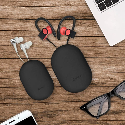 Geekria Earbuds Silicone Case for Jabra Sport Pace, Jaybird X3, X2, BlueBuds X, Pocket Soft Earphone Storage Bag Carrying Case (M+S, 2Pcs)...