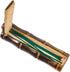 Bamboo Incense Holder Handmade Stick Incense Burner Craft Storage Box Wood Ash Catcher Sticks Incense Holder Brown Meditation Incense Holders Burn...