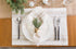 DII French Stripe Dining Table Collection Farmhouse Style Placemat Set, 13x19 Inches, Taupe/White, 6 Piece...