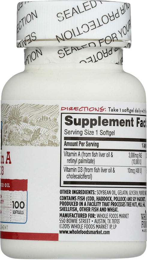 365 Everyday Value, Vitamin A with D3, 100 ct...