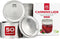 FORJARS - Canning Lids Regular Mouth, 50-Pack – Create Airtight Seals on Mason Jars to Preserve Food for Meal Prep & Food Storage – 2.7 In. Steel ...