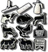 12 Pcs Livestock Farm Shoe Charms, Shoe Decoration Party Gifts For Boys, Girls, Kids, Women. (12Pcs Livestock)...