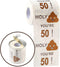 Happy 50th Birthday Gifts for Men Women, 3-Ply Toilet Paper Roll, 50th Birthday Toilet Paper, Gag Funny Birthday Gift Novelty for 50 Birthday Part...