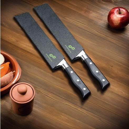 EVERPRIDE 12 Inch Chef Knife Guard Set (2-Piece Set) Long Knives Blade Edge Cover Sheaths for Chef’s Knives – Durable, BPA-Free, Felt Lined, Sturd...