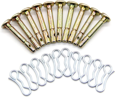 Pro-Parts 10 PK 738-04155 and 714-04040 Replacement Shear Pin Kit for MTD Snow Blower...