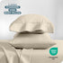 Bare Home Microfiber Pillow Cases - King Size Set of 2 - Cooling Pillowcases - Double Brushed - Sand Pillowcases 2 Pack - Easy Care (King Pillowca...