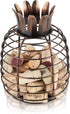 True Juicy Pineapple Stainless Steel Wine Cork Holders Decorative, Holds 50 Corks, Kitchen Bar Accessories, Rustic Home Decor Design, Set of 1...