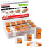 WAGO 221 Lever Nuts 28pc Compact Splicing Wire Connector Assortment with Case | Includes (8X) 221-2401, (8X) 221-412, (8X) 221-413, (4X) 221-415...