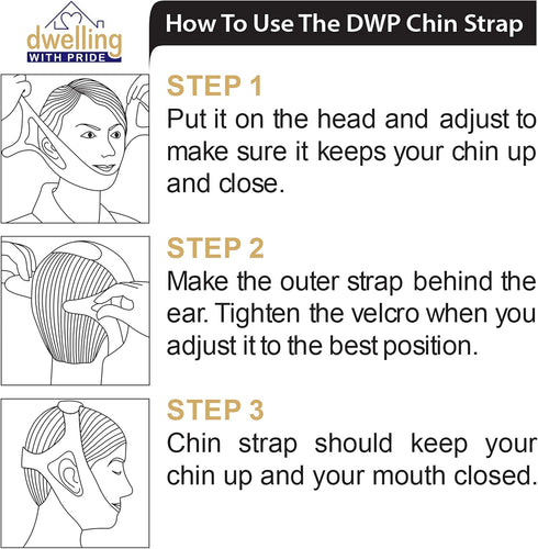 Anti Snore Chin Strap - Anti-Dry Mouth Chin Strap for CPAP Users - Stop Noise - Snoreless Sleeping Solution for Men and Women - Breathing Aid for ...