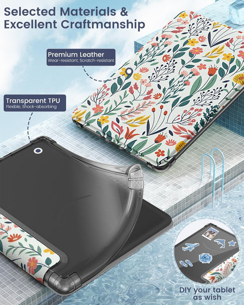 MoKo Case for 6.8" Kindle Paperwhite 11th Generation 2021&Kindle Paperwhite Signature Edition, Ultra Clear Soft Flexible Transparent TPU Back Cove...